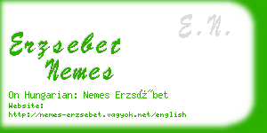 erzsebet nemes business card